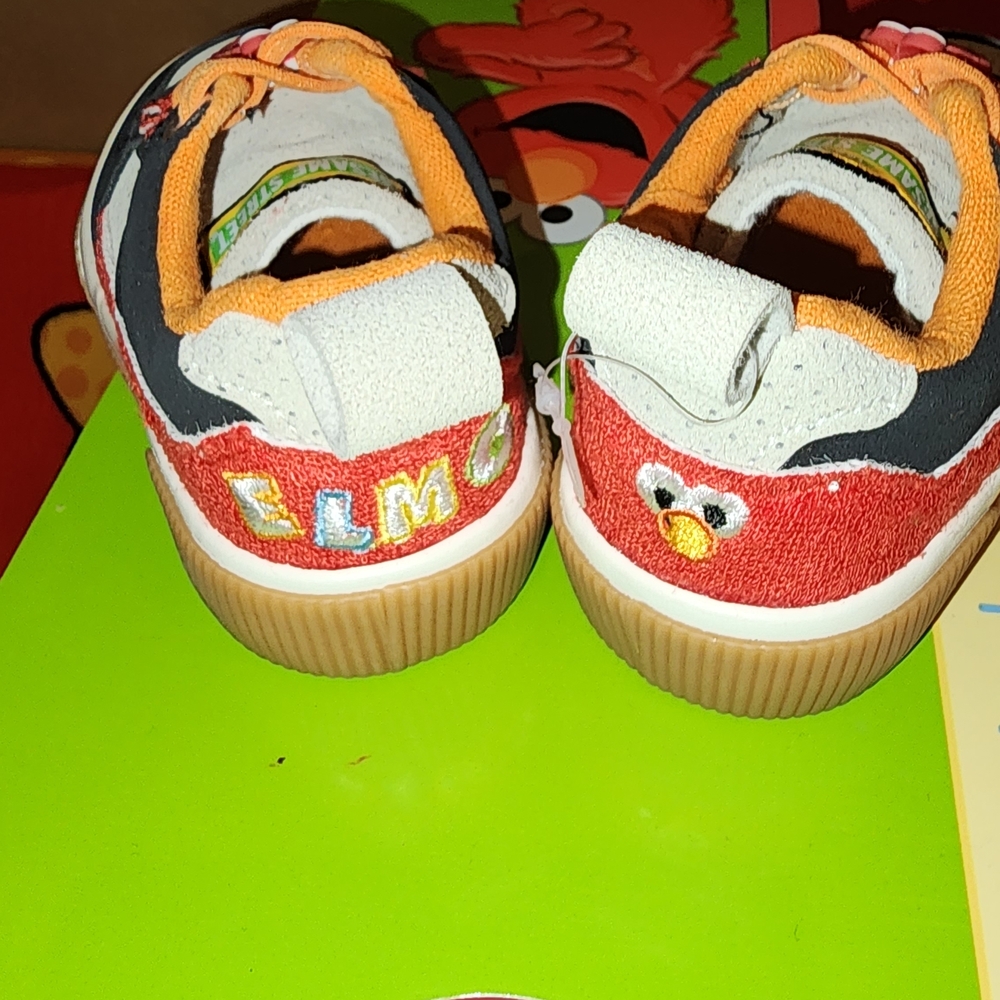 Sesame Street Elmo Sneakers - Red, Black, and Orange